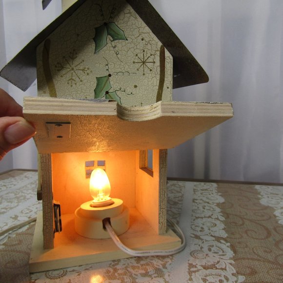 Kathy Hatch Wooden Church Lamp - Picture 10 of 16